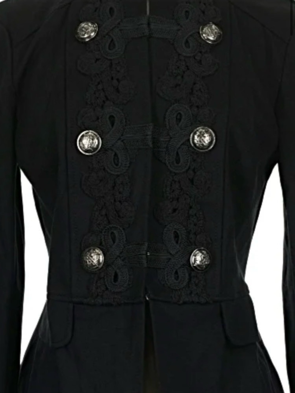 INC International Concepts military band style blazer jacket small - Picture 6 of 6